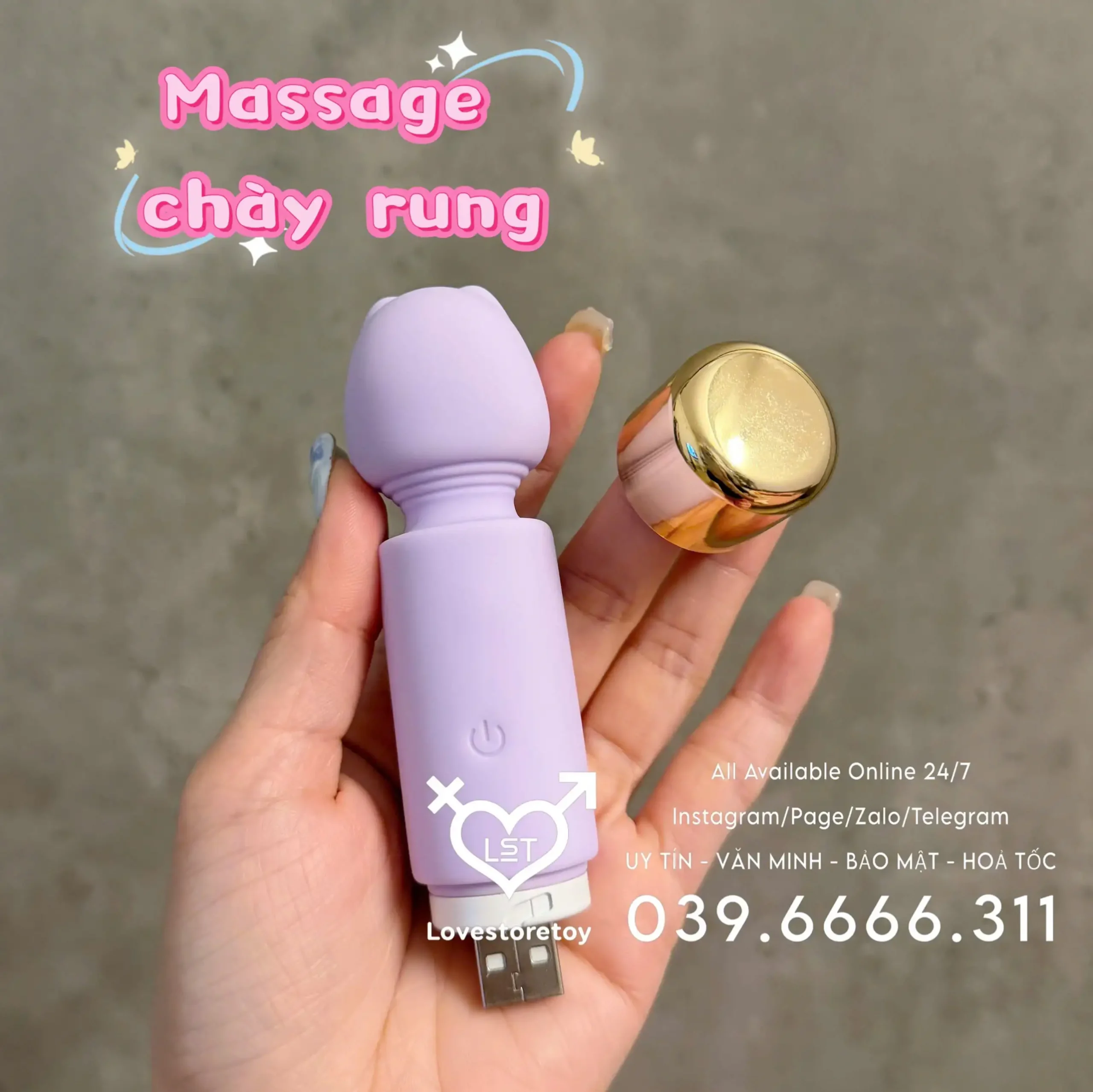 CHÀY MASSAGE GẤU MINI