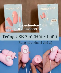TRỨNG RUNG 2 ĐẦU LOLO