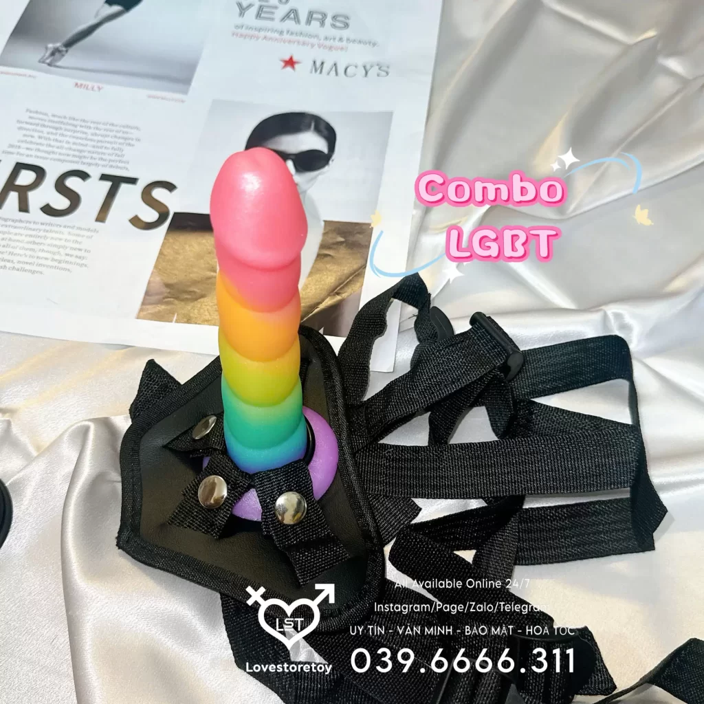COMBO DƯƠNG VẬT RAINBOW KÈM ĐAI